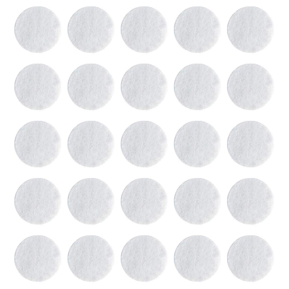 Premium 200PCS 10mm Microdermabrasion Cotton Filter Refills – Universal Facial Vacuum Sponge Replacements (White)