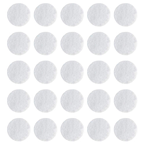 Premium 200PCS 10mm Microdermabrasion Cotton Filter Refills – Universal Facial Vacuum Sponge Replacements (White)